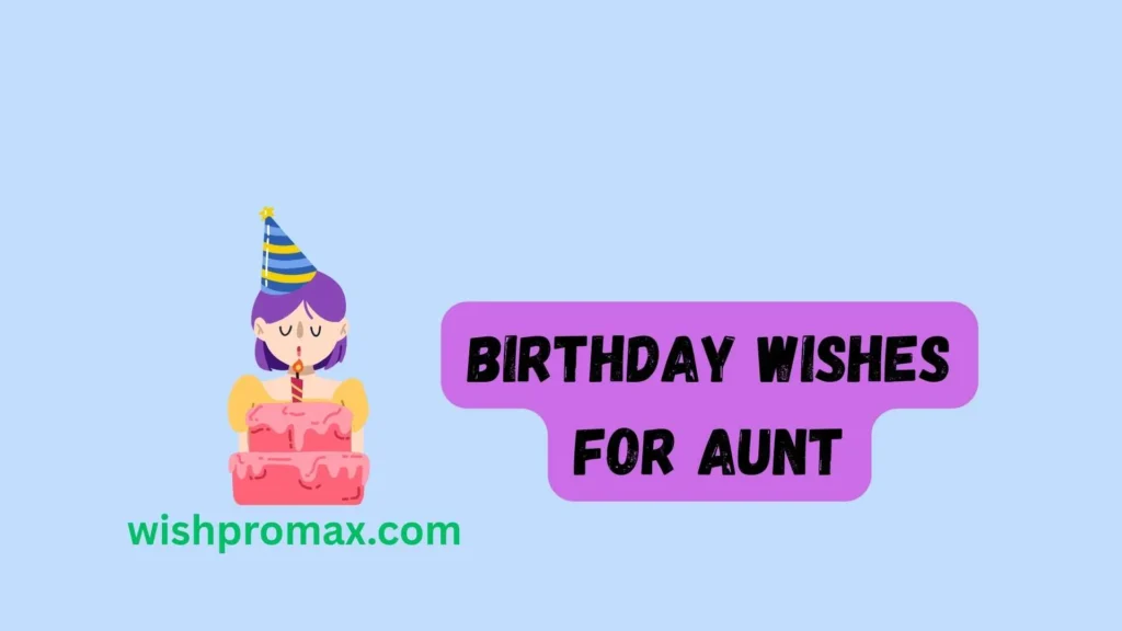 birthday wishes for aunt