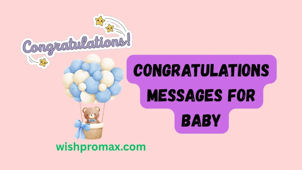 congratulations messages for baby