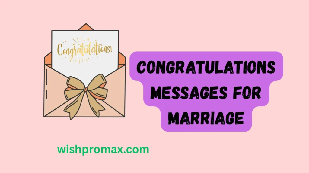 congratulations messages for marriage