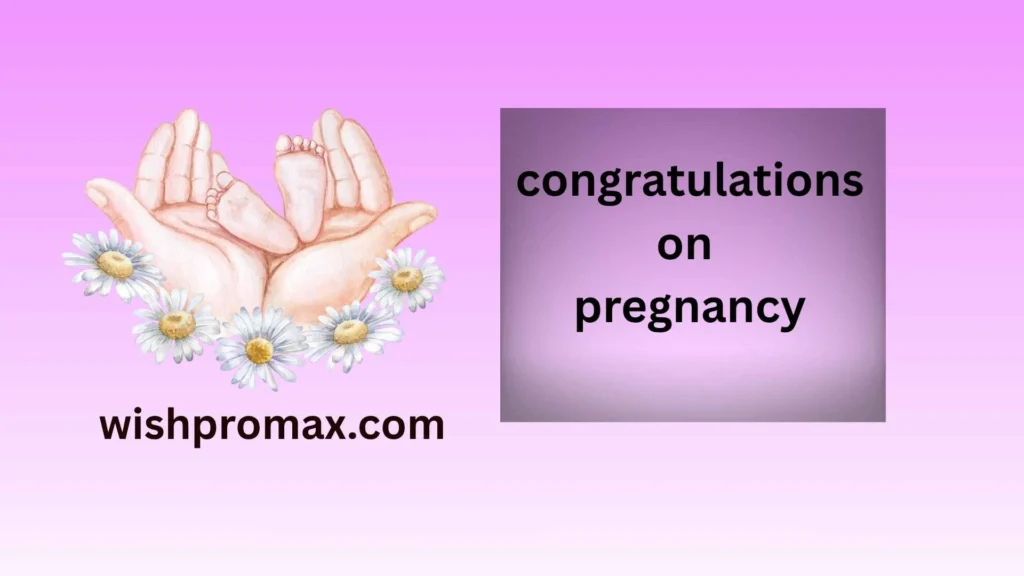 congratulations on pregnancy