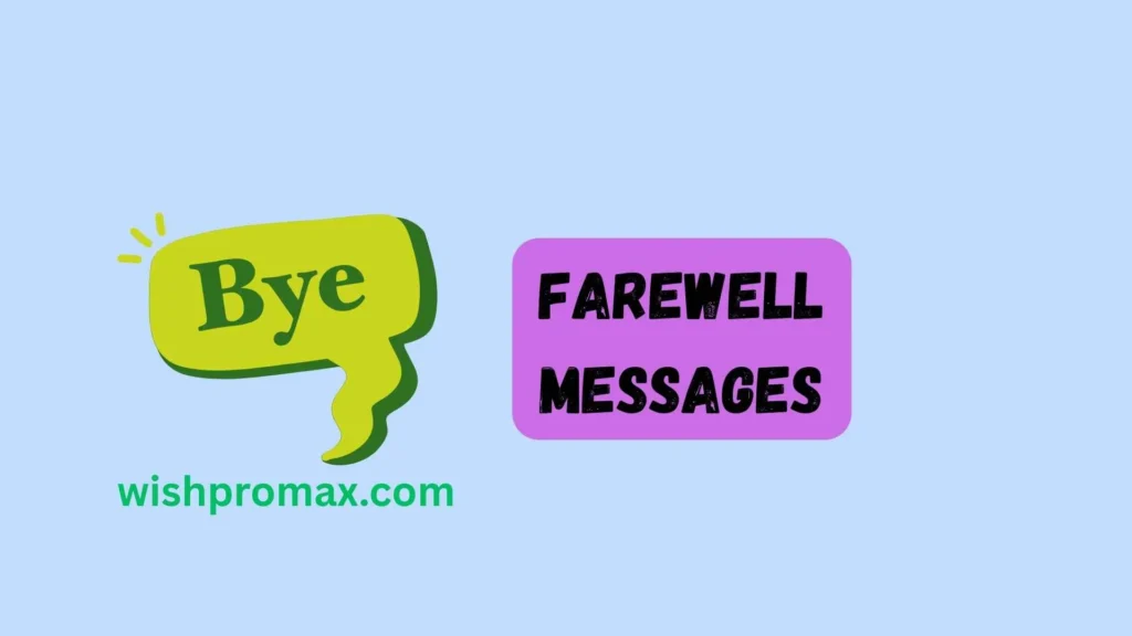 farewell messages