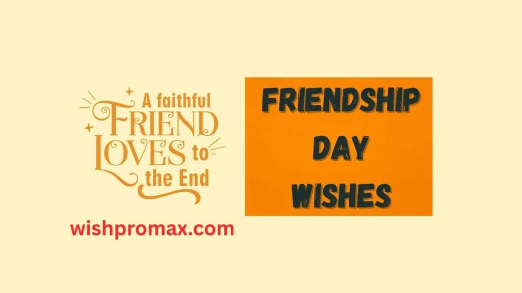 friendship day wishes