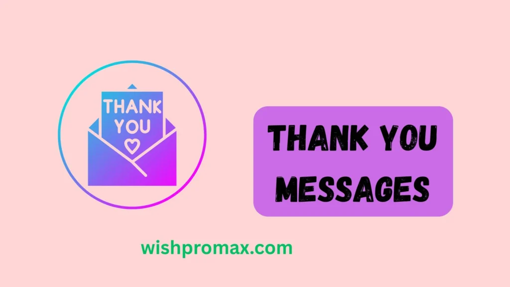 Thank you messages