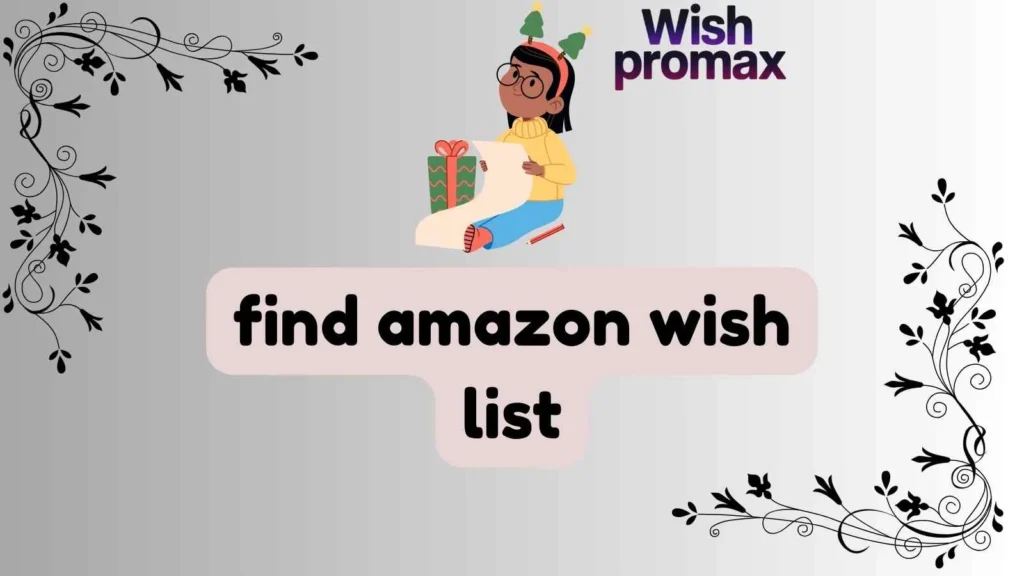 find amazon wish list