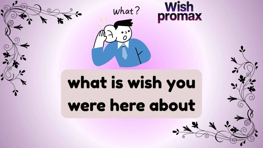 what is wish you were here about