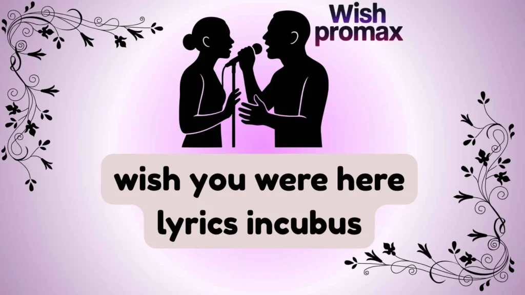 wish you were here lyrics incubus