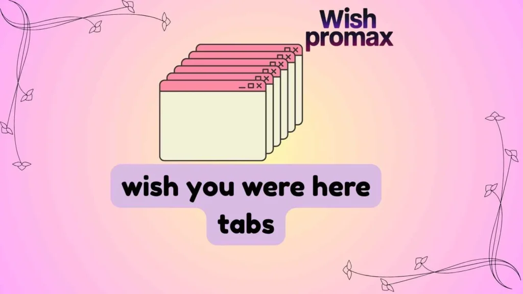 wish you were here tabs