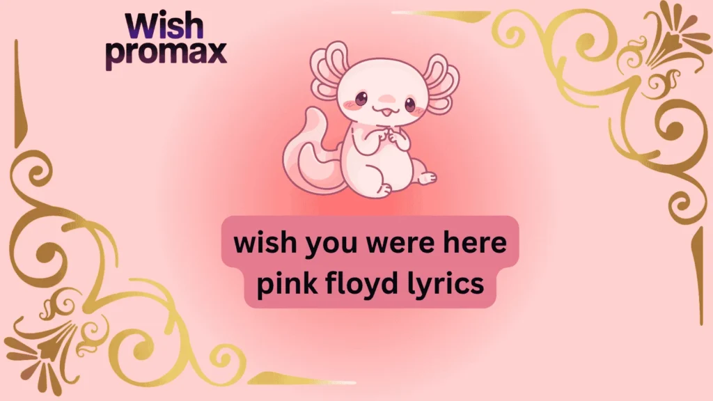 wish you were here pink floyd lyrics